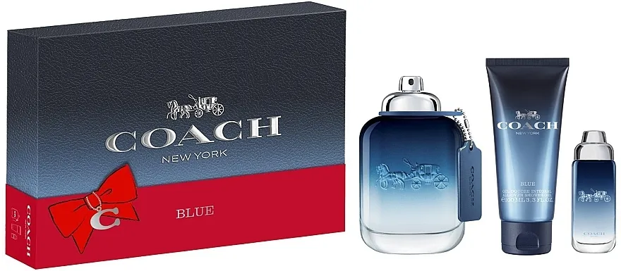 Set (edt/100ml + edt/15ml + gel za tuširanje/100ml) Coach Blue