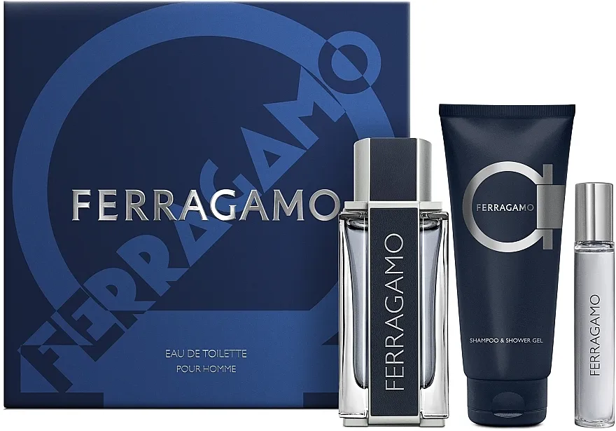 Set (edt/100ml + edt/min/15ml + šampon/gel/100ml) Ferragamo Ferragamo