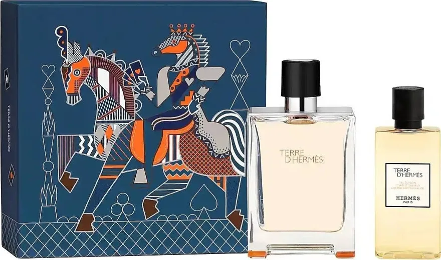 Set (edt/100ml + gel za tuširanje/80ml) Hermes Terre d’Hermes