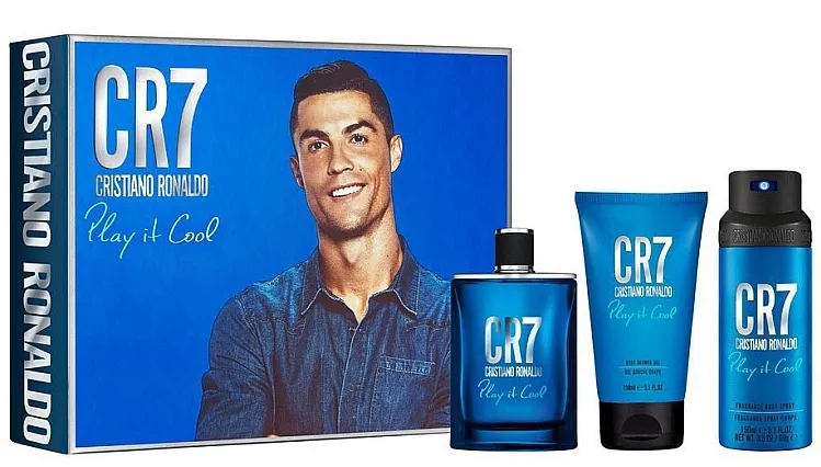 Set (edt/100ml + sh/gel/150ml + b/spray/150ml) Cristiano Ronaldo CR7 Play It Cool