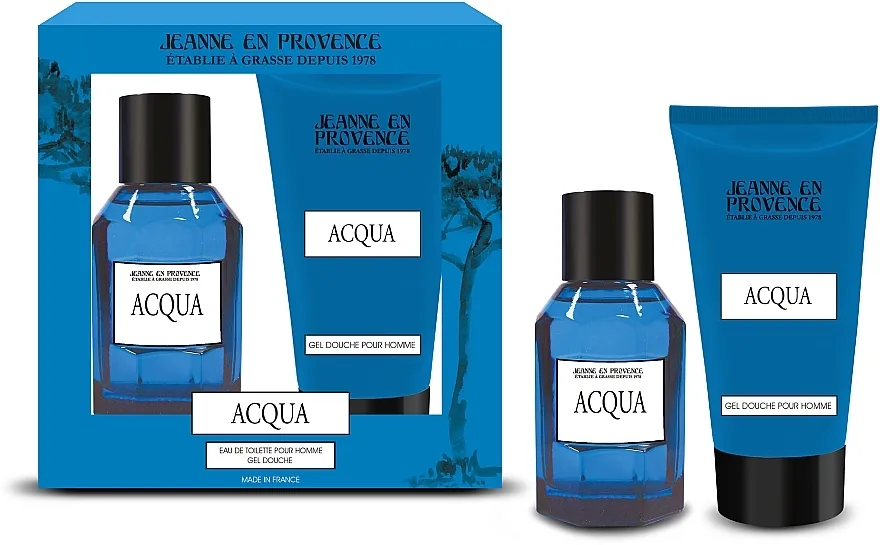 Set (edt/100ml + sh/gel/150ml) Jeanne en Provence Aqua