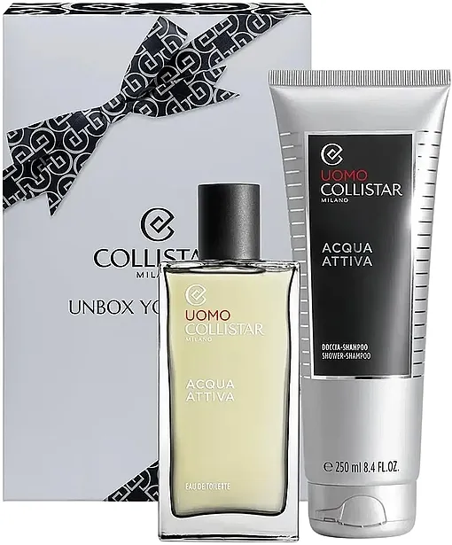 Set (edt/100ml + sh/gel/250ml) Collistar Uomo Acqua Attiva