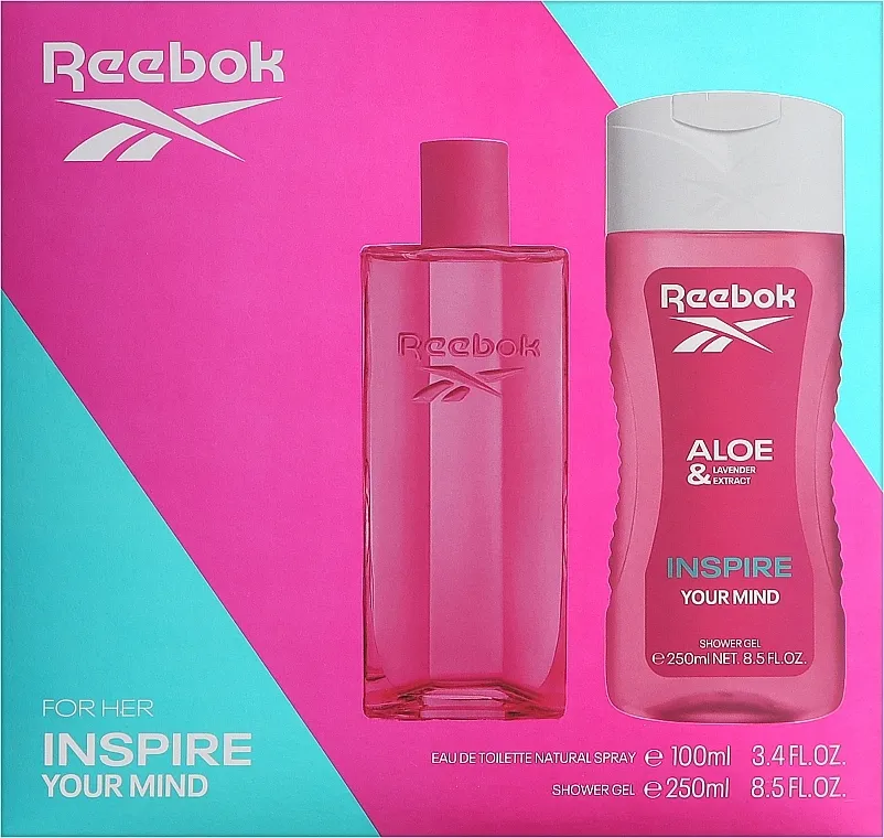 Set (edt/100ml + sh/gel/250ml) Reebok Inspire Your Mind