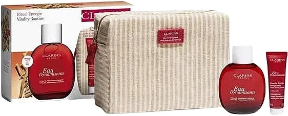 Set (edt/100ml + sh/gel/30ml + bag) Clarins Eau Dynamisante