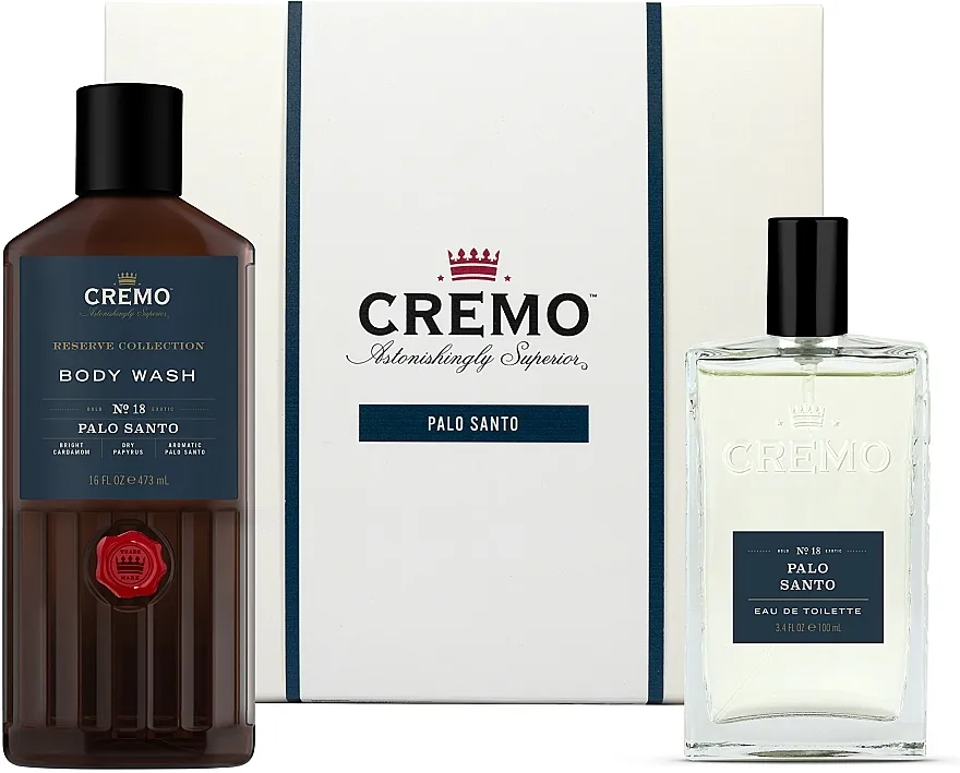 Set (edt/100ml + sh/gel/473ml) Cremo Palo Santo