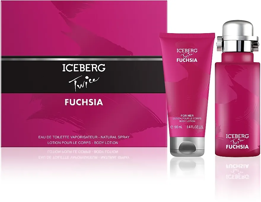 Set (edt/125ml + b/lotion/100ml) Iceberg Twice Fuchsia