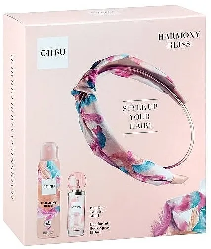 Set (edt/30 ml + b/spray/150 ml + acss) C-Thru Harmony Bliss