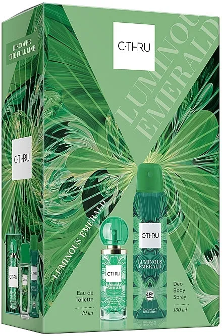 Set (edt/30ml + deo/150ml) C-Thru Luminous Emerald