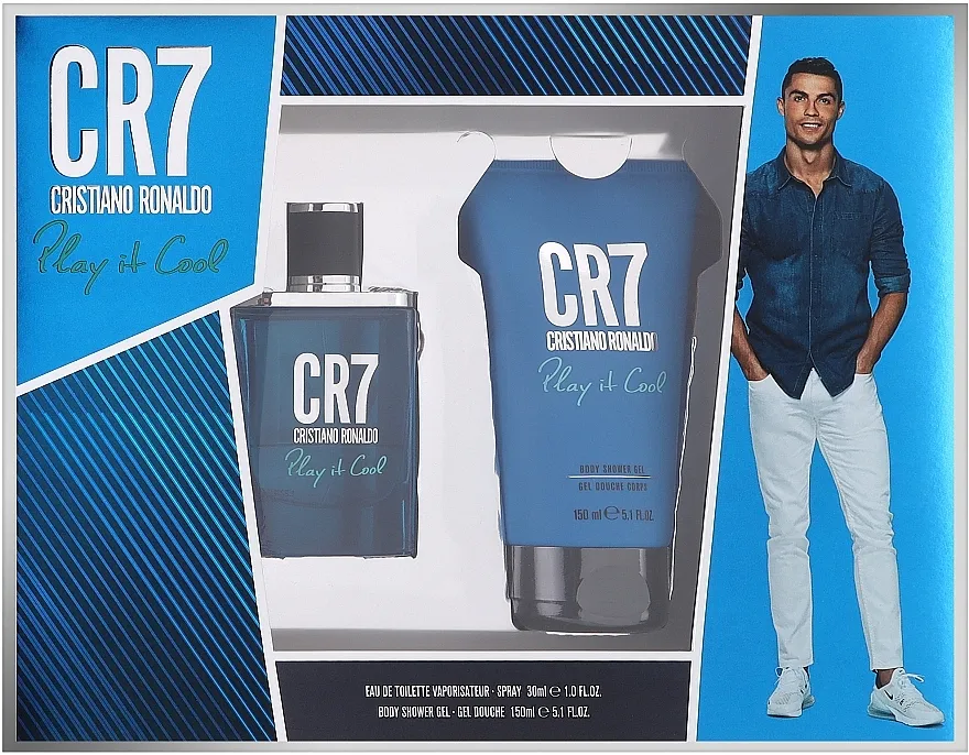 Set (edt/30ml + sh/gel/150ml) Cristiano Ronaldo CR7 Play It Cool