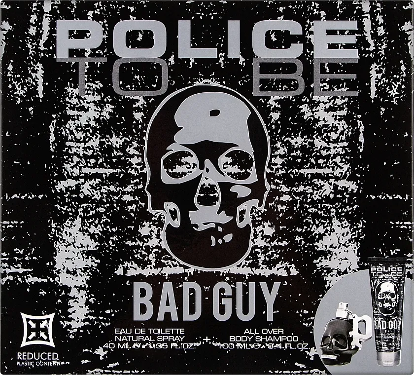 Set (edt/40ml + b/shm/100ml) Police To Be Bad Guy