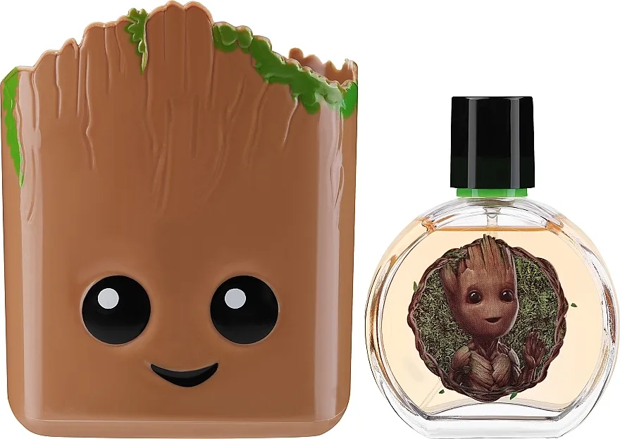 Set (edt/50ml + acc) Air-Val International Marvel I Am Groot