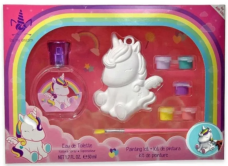 Set (edt/50ml + igračka) Air-Val International Eau My Unicorn Painting Kit