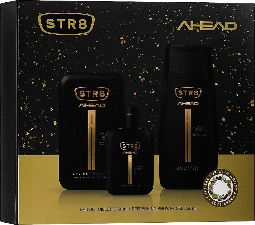 Set (edt/50ml + sh/gel/250ml) STR8 Ahead