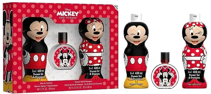 Set (edt/50ml + sh/gel/2x400ml) EP Line Disney Mickey Mouse &amp; Minnie