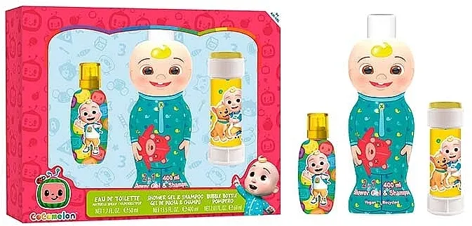 Set (edt/50ml + sh/gel/sham/400ml + bubbles) EP Line Cocomelon