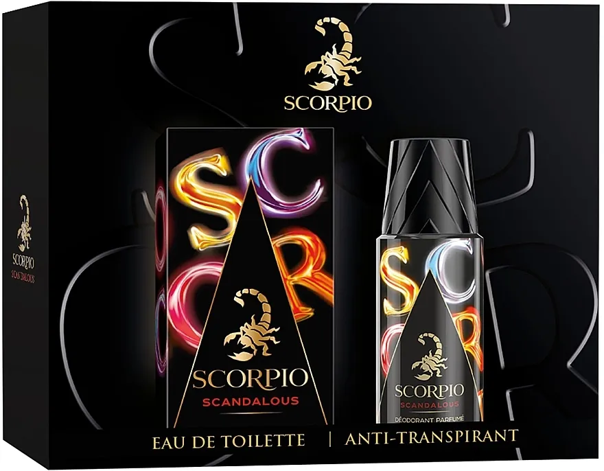 Set (edt/75 ml + dezodorans/150 ml) Scorpio Scandalous