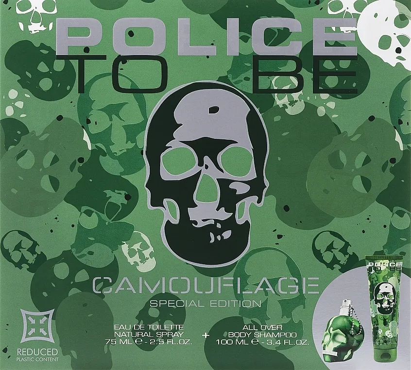 Set (edt/75ml + b/shamp/100ml) Police To Be Camouflage
