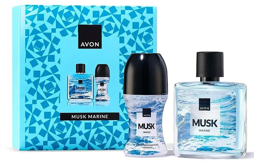 Set (edt/75ml + deo/50ml) Avon Musk Marine