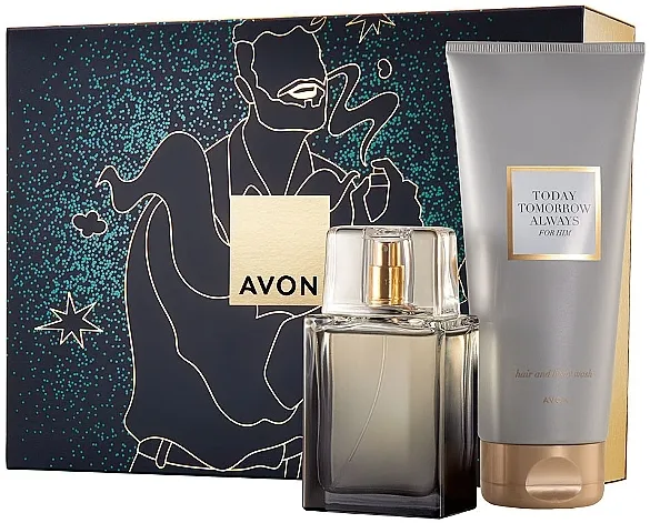 Set (edt/75ml + sh/gel/200ml) Avon Today Tomorrow Always For Him