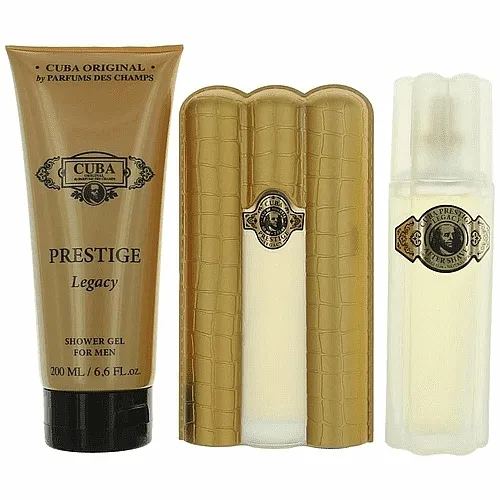 Set (edt/90ml + af/sh/100ml + sh/gel/200ml) Cuba Prestige Legacy