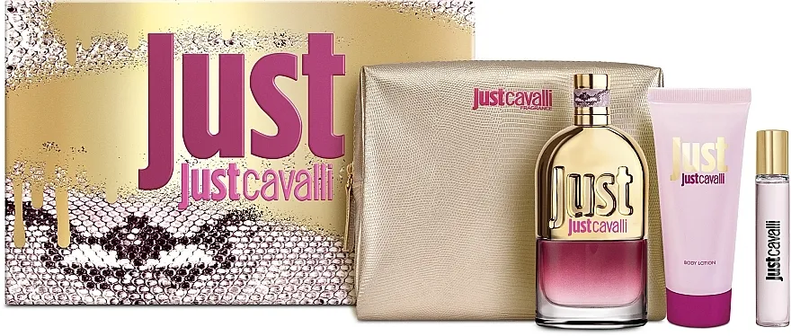 Set (edt/90ml + edt/15ml + b/l/100ml + torbica) Roberto Cavalli Just Cavalli Her