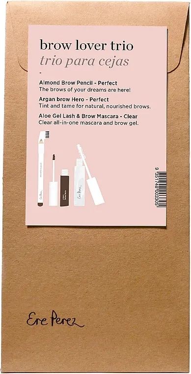 Set Ere Perez Brow Lover Trio (brow/pencil/1.1g + brow/gel/3.5ml + brow/gel/10ml)