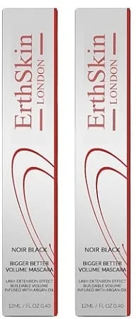 Set ErthSkin London Better Bigger Volume Mascara (2 x 12ml)