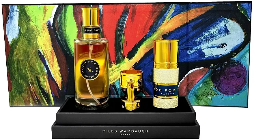 Set (exdp/30ml + exdp/100ml + acc/1kom) Miles Wambaugh Mood For Oud