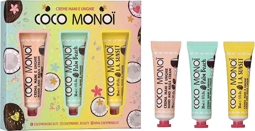 Set (h/cr/3x30ml) Coco Monoi