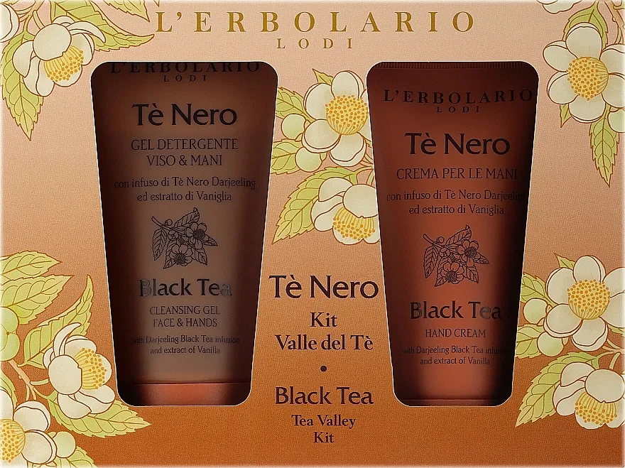 Set (h/cr/50ml + gel/75ml) L’Erbolario Black Tea