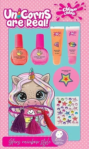 Set kozmetike za devojčice sa narukvicama, 9 proizvoda Chlapu Chlap Unicorns Are Real