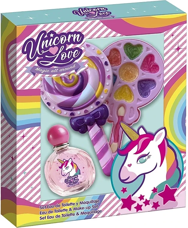 Set Lorenay Unicorn Love Gift Set (edt/50ml + eyeshadow palette)