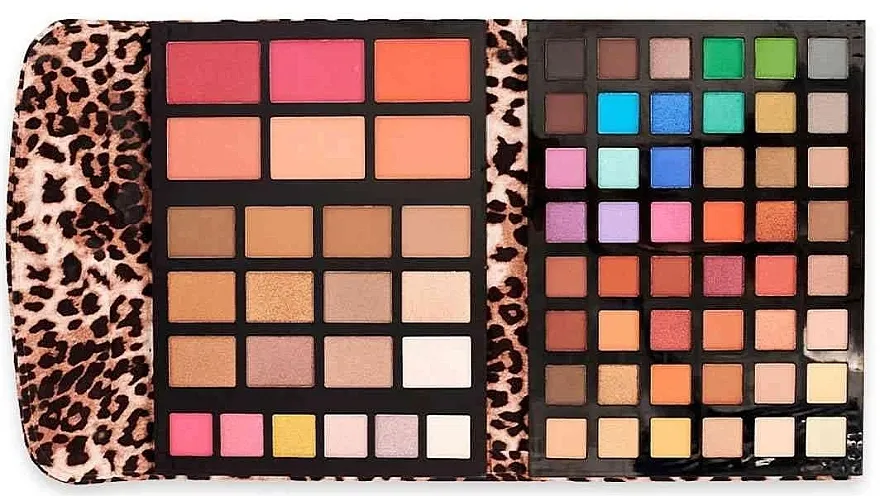 Set Magic Studio Wild Safari Enormous Wallet Makeup Case (eyeshadows + blushes)