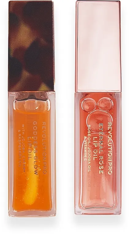 Set Makeup Revolution Pro Glossy Lip (lip/oil/8ml + lip/oil/8ml)