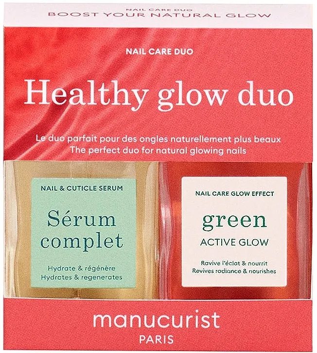 Set Manucurist Healthy Glow Duo (nail/active/15ml + nail/ser/15ml)