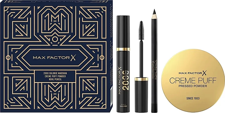 Set Max Factor (mascara/9ml + eye/pencil/3,5g + powder/14g)