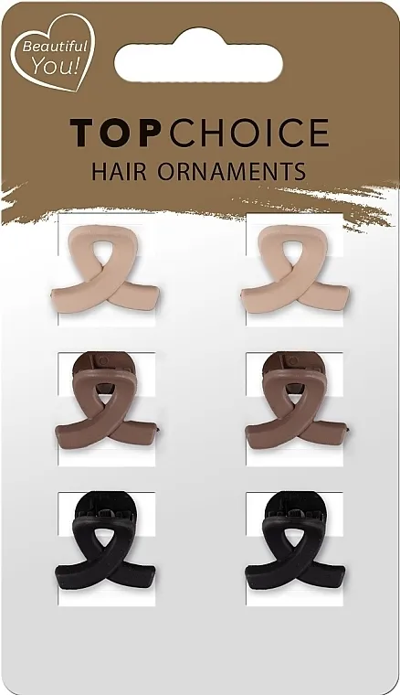 Set šnala za kosu 20698, 6 kom Top Choice