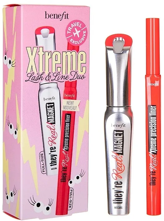 Set - NAME_DESCR Benefit They're Real! Xtreme Lash &amp; Line Duo (mascara/9ml + liner/0,35ml)