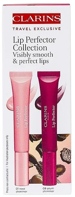 Set - NAME_DESCR Clarins Lip Perfector Collection (lip/gloss/12mlx2)