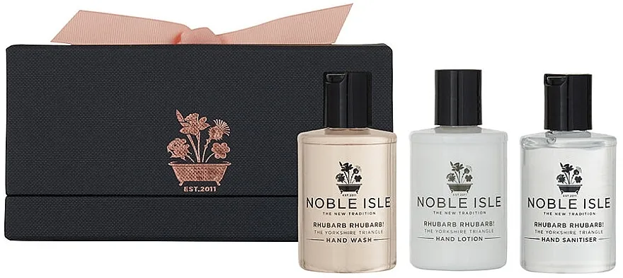 Set Noble Isle Rhubarb Rhubarb Hand Care Trio