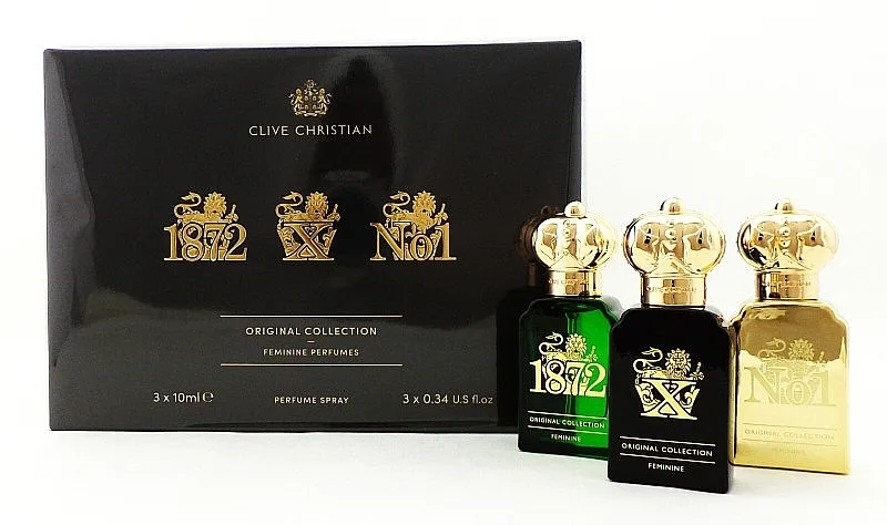 Set (parfem/3x10ml) Clive Christian Original Collection Feminine Perfumes Traveller Set