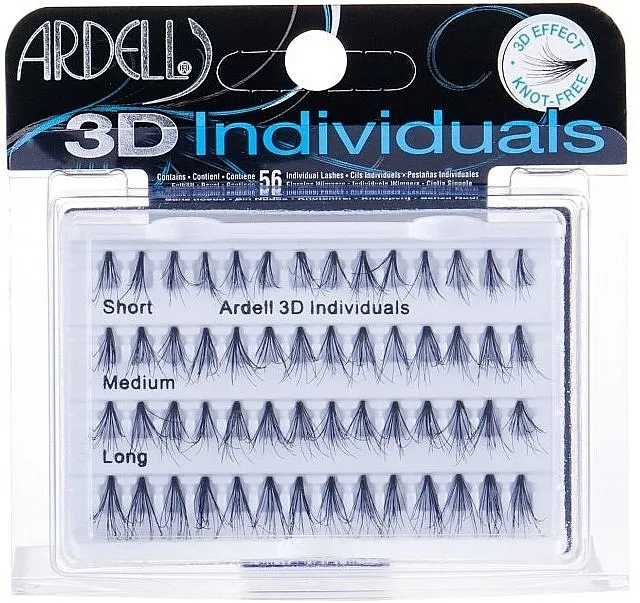 Set pojedinačnih umjetnih trepavica Ardell 3D Individuals Combo Pack