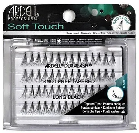 Set pojedinačnih umjetnih trepavica Ardell Soft Touch Long Black