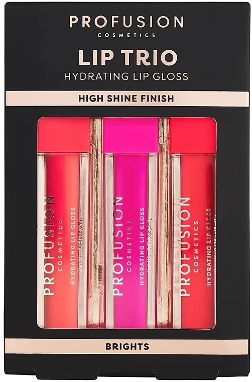 Set Profusion Cosmetics Lip Trio Brights (lip/gloss/3x5ml)