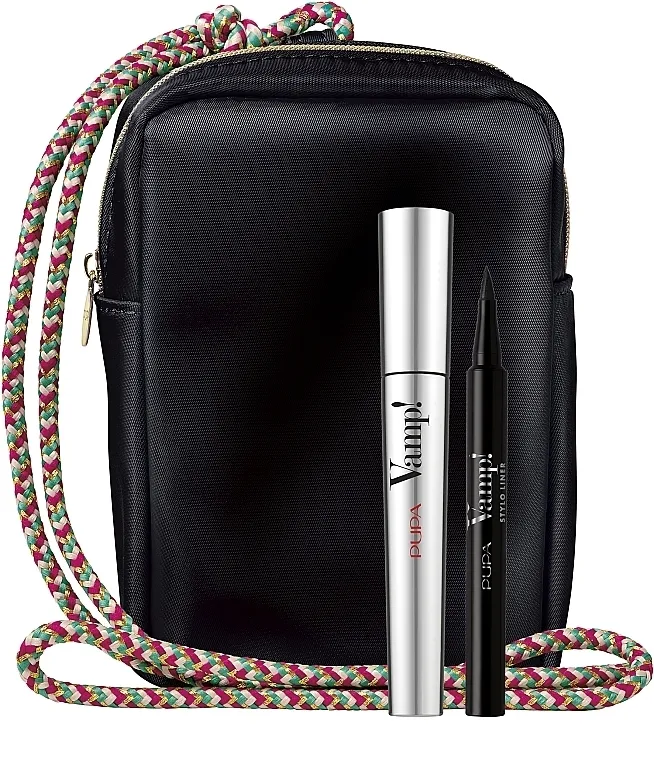 Set Pupa Vamp! Exceptional Volume &amp; Vamp! Stylo Liner (mascara/9ml + eye/liner/1.1ml + bag)