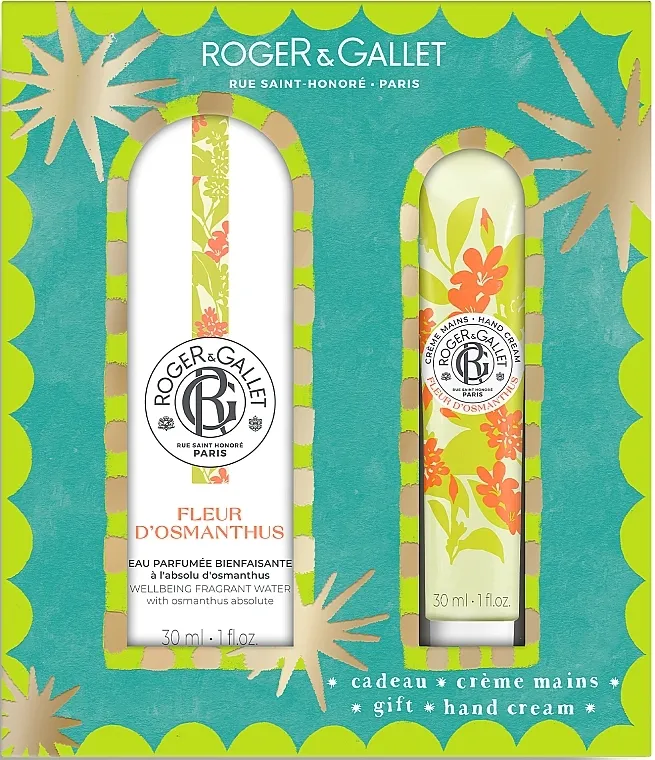 Set Roger&amp;Gallet Fleur D'Osmanthus Christmas Set (f/water/30ml + h/cr/30ml)
