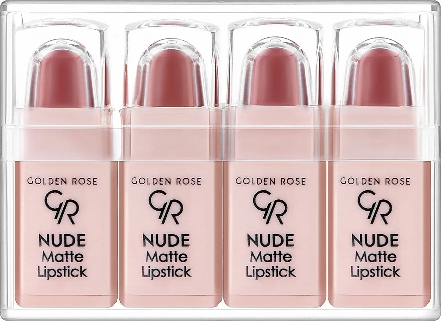 Set ruževa za usne Golden Rose Nude Matte Lipstick