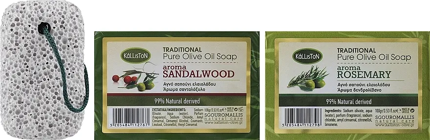 Set, sapun sa mirisom sandalovine i ruzmarina