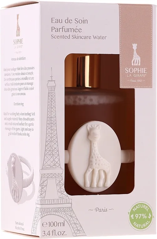 Set (scented/water/100ml + dentition/ring) Parfums Sophie La Girafe Gift Set