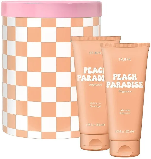 Set (sh/gel/200ml + b/lot/200ml) Pupa Peach Paradise
